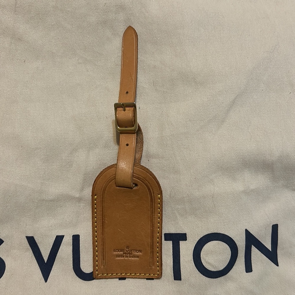 Authentic Louis Vuitton Luggage tag